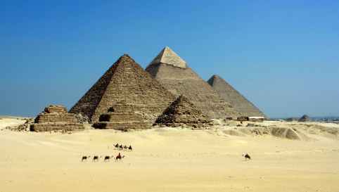 sand desert blue sky egypt